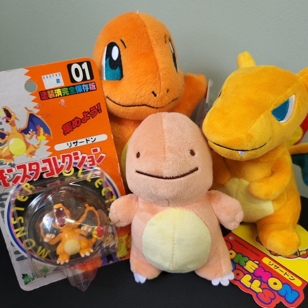 Vintage 1998 TOMY Pokemon Charizard figure in original factory-sealed packaging - Picture 9 of 9